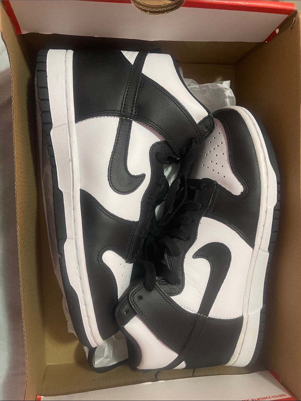 Nike Men’s Athletic Shoes - Black and White Dunk Style